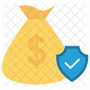 Cash Secure Bag Icon