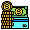Money Coin Credit Card Icon