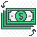 Cash Cash Flow Dollars Icon