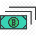 Cash Currency Bitcoin Icon