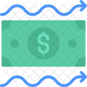 Cash Dollar Flow Icon
