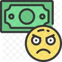Cash Negativity Sad Icon