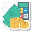 Cash Calculator Dollar Icon