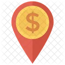 Cash Money Location Icon