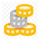 Coins Money Cash Icon