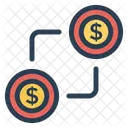 Cash Dollar Exchange Icon