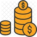 Cash Coins Currency Icon