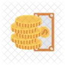 Cash Coin Money Icon