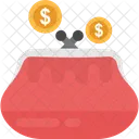 Pouch Cash Dollars Icon