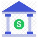 Cash Bank Bank Financial Building Icon