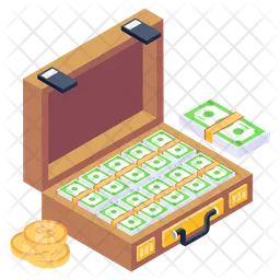 Cash Briefcase  Icon