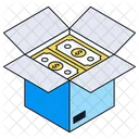 Delivery Dollar Box Icon