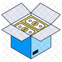 Delivery Dollar Box Icon