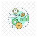 Cash Flow Cash Conversion Cycle Management Icon