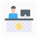 Cash Counter Cashier Seller Icon