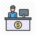 Cash Counter Cashier Seller Icon