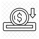Cash Deposit Bank Locker Bank Vault Icon