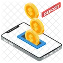 Cash Deposit  Icon