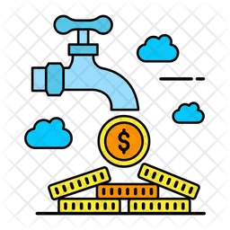 Cash faucet  Icon