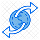 Cash Flow Fund Transfer Currency Icon
