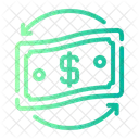 Cash Flow Money Flow Banknote Icon
