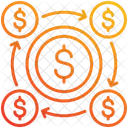 Cash Flow Money Dollar Icon