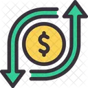 Cash Flow Money Dollar Icon