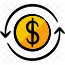 Coin Money Arrows Icon