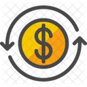 Coin Money Arrows Icon