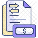 Cash flow chart  Icon