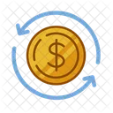 Cash Flow Coin Icon