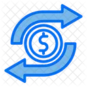 Cash Flow Circular Economy Supply Chain Icon