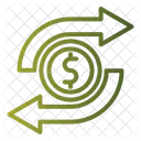 Cash Flow Circular Economy Supply Chain Icon