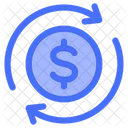 Cash Flow Money Economy Icon