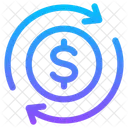 Cash Flow Money Economy Icon