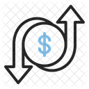 Cash Flow Money Finance Icon