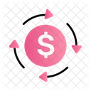 Cash Flow Finance Money Flow Icon