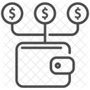 Cash Flow Financial Money Icon