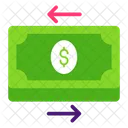 Cash Flow Money Flow Return On Investment Icon