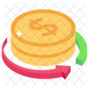 Money Flow Cash Flow Financial Flow Icon