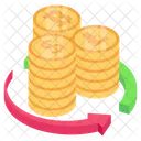 Financial Efficiency Cash Flow Cash Profit Icon