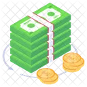 Money Flow Cash Flow Financial Flow Icon