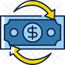 Cash Flow Money Flow Money Icon
