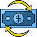 Cash Flow Money Flow Money Icon
