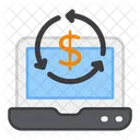 Cash Flow Online Cash Money Exchange Icon