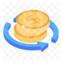 Money Flow Cash Flow Cash Exchange Icon