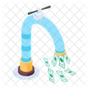 Cash Flow Money Flow Money Faucet Icon