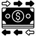 Cash Flow Dollars Arrows Icon
