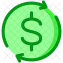 Cash Flow Money Circulation Icon