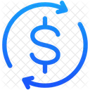 Cash Flow Money Circulation Icon
